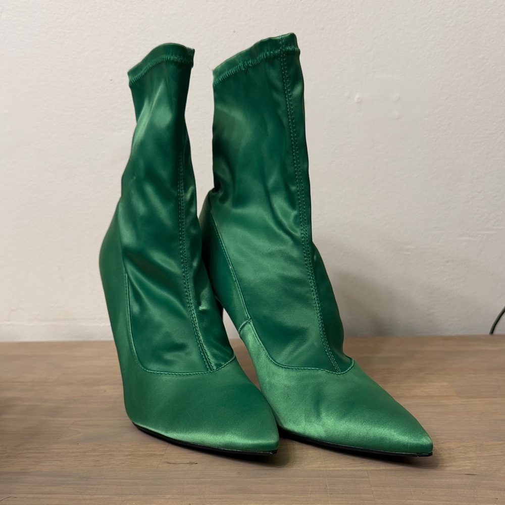 Zara Green Women's Boots